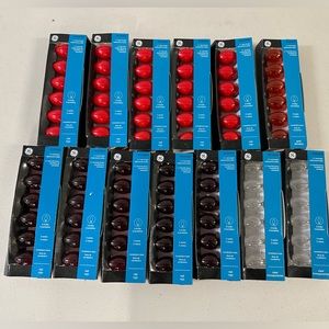 Lot of 78 GE C-7 Replacement Holiday Light Bulbs - Candelabra Base